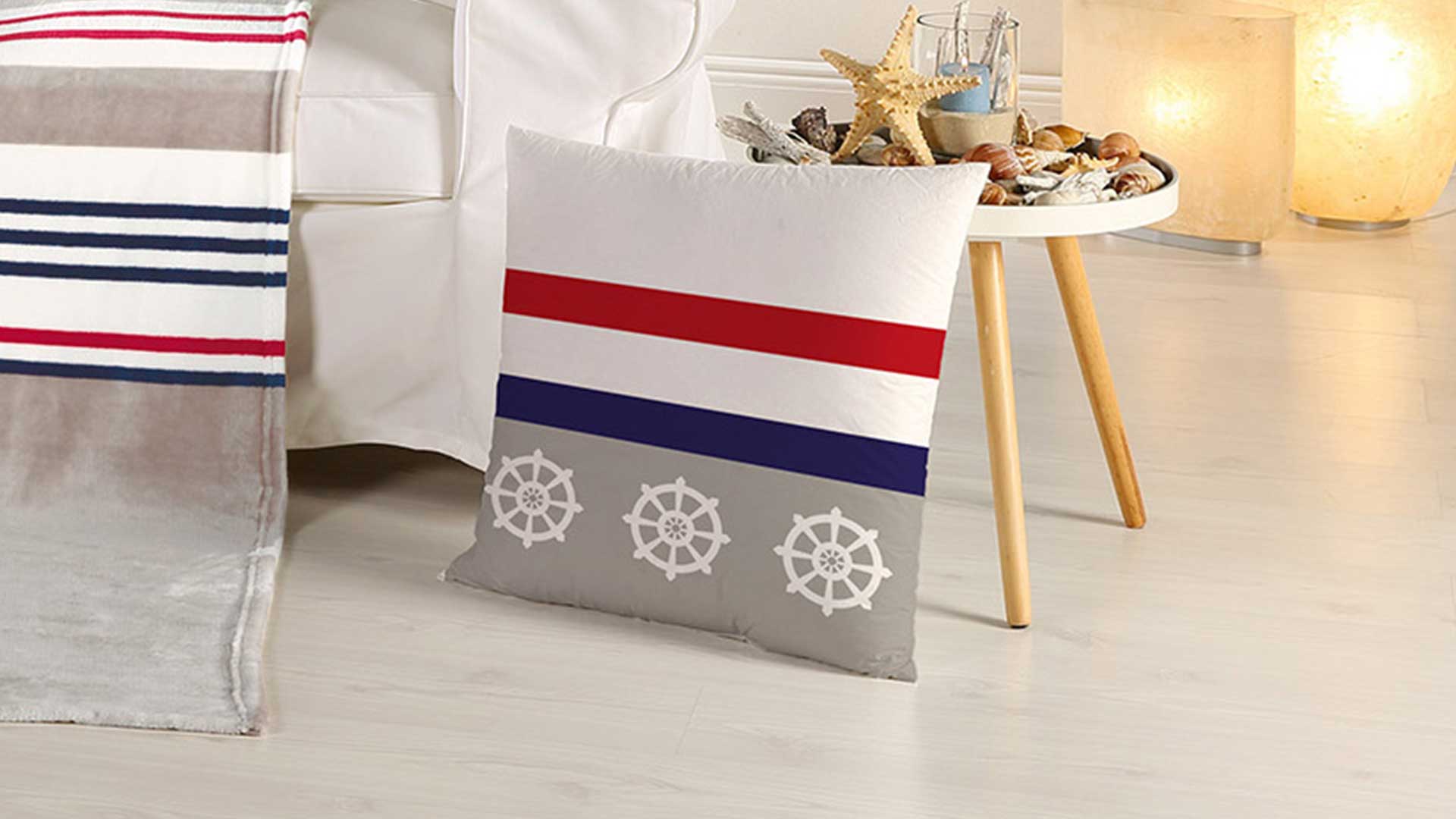 Ahoi Zierkissen 50x50cm Ambiente von KBT Bettwaren